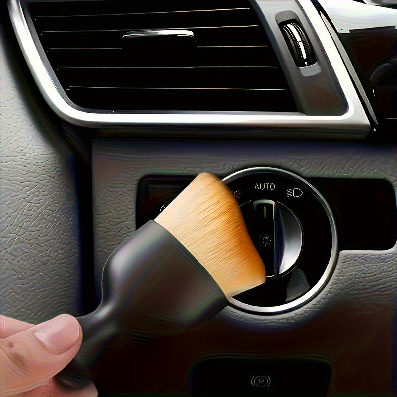 Long and Short Car Cleaning Brush Set, Air Vent Interior Tools, Soft Bristle Car Wash Brush, Crevice Dust Removal Brush