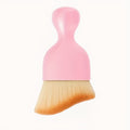 1pc Ultra-Soft Pink Car Detailing Brush with White Bristles - Interior Cleaning & Air Vent Dust Removal Tool for Easy Maintenance, Interior Maintenance | Compact Cleaning Tool | Easyclean Material, Car Cleaning Accessories
