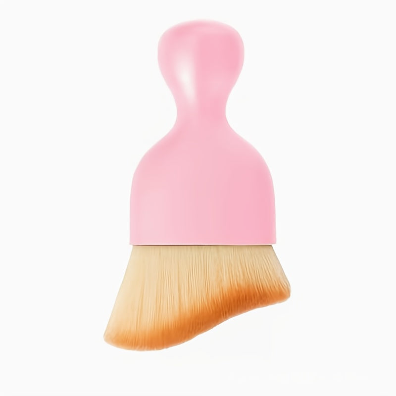 1pc Ultra-Soft Pink Car Detailing Brush with White Bristles - Interior Cleaning & Air Vent Dust Removal Tool for Easy Maintenance, Interior Maintenance | Compact Cleaning Tool | Easyclean Material, Car Cleaning Accessories