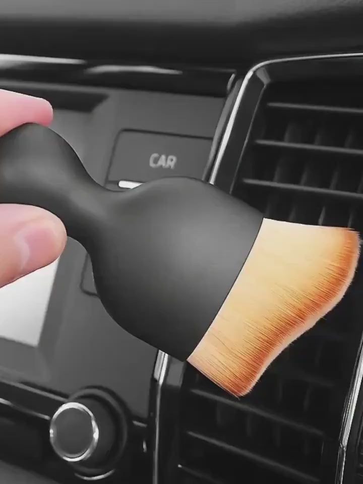Long and Short Car Cleaning Brush Set, Air Vent Interior Tools, Soft Bristle Car Wash Brush, Crevice Dust Removal Brush